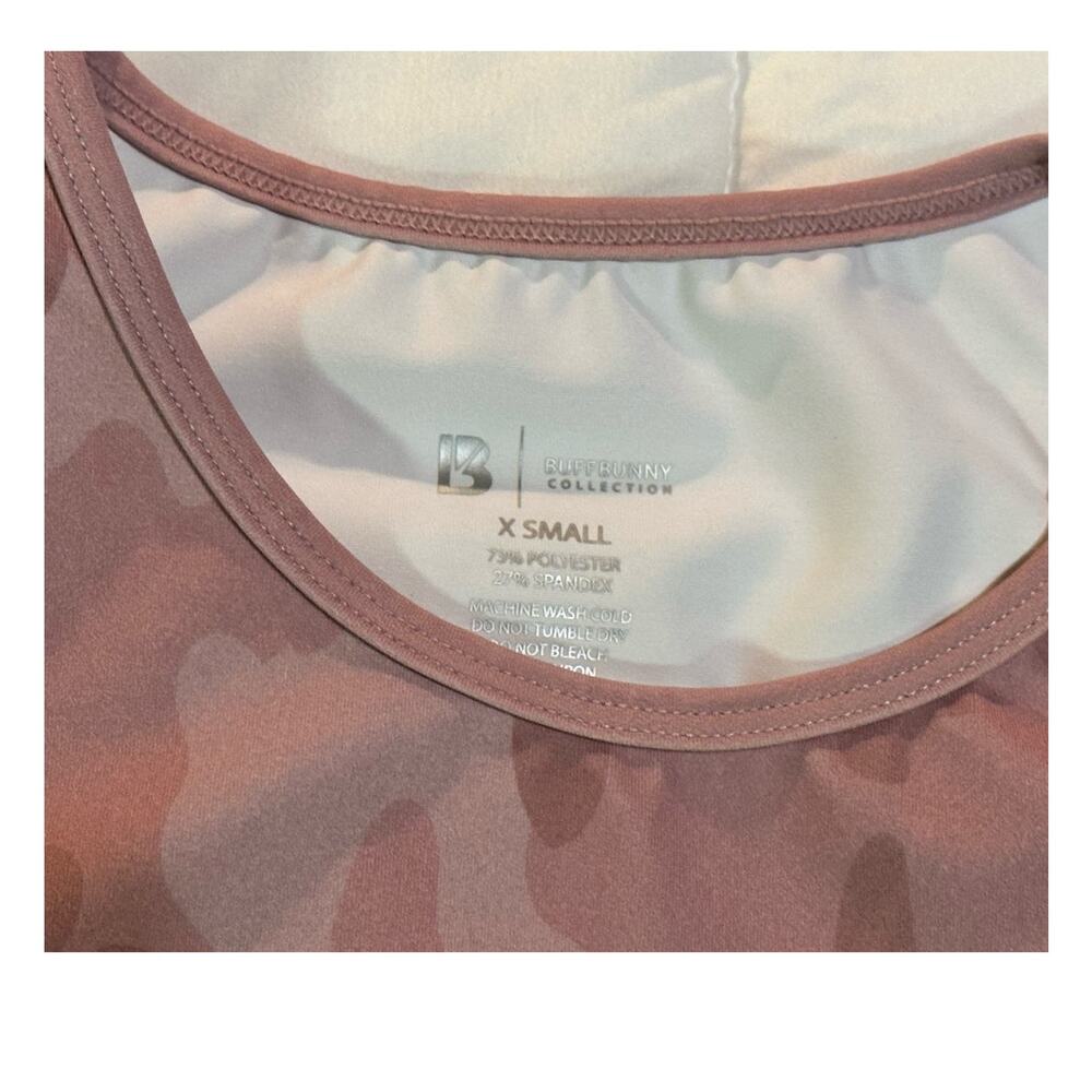 Buff Bunny Pink Camo Workout Crop - Picture 4 of 5